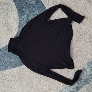 Charlotte Russe Ribbed Turtle Neck Crop